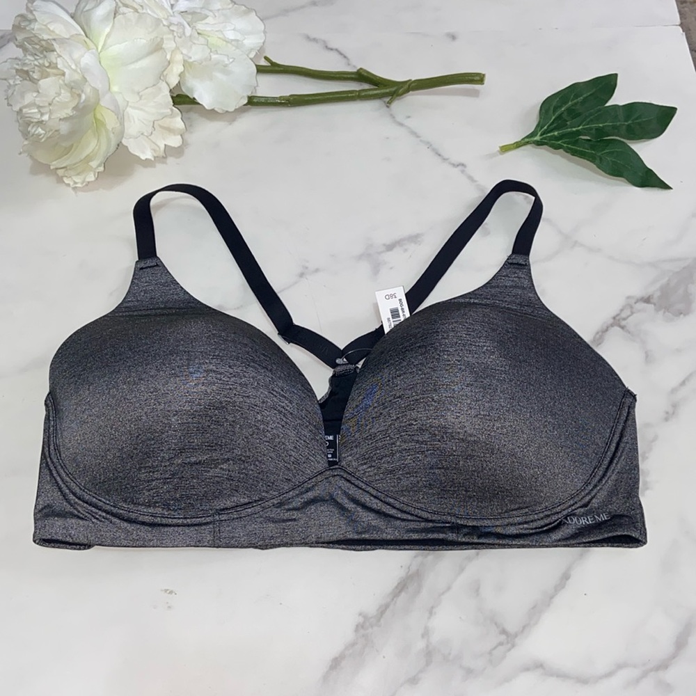 Adore Me Helynn Contour Racerback Wireless Bra size 38D
